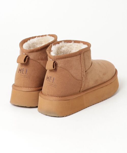 「MEI」 ショートブーツ - ブラウン レディース_画像2