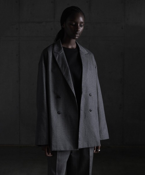 「CALLNE」 テーラードジャケット M グレー メンズ_画像5