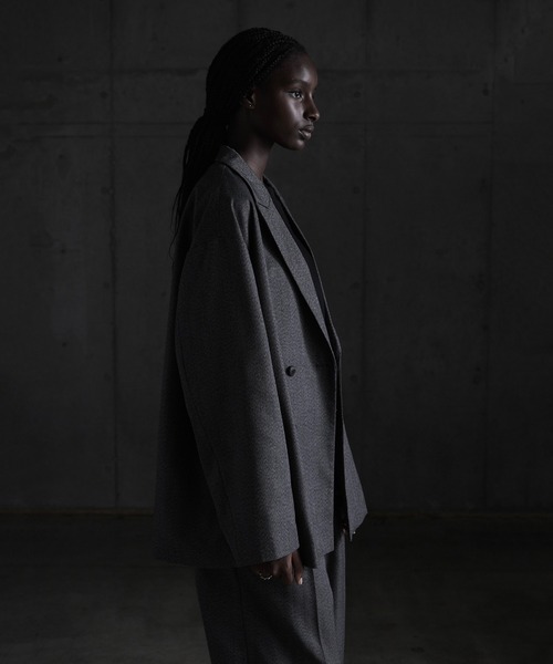 「CALLNE」 テーラードジャケット M グレー メンズ_画像8