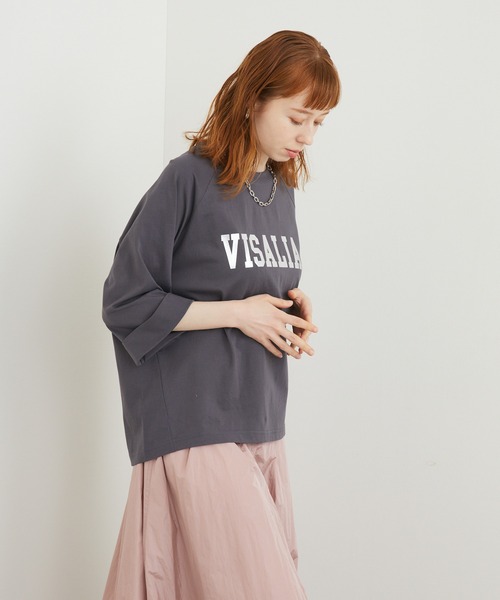 「CLOCHE」 半袖Tシャツ FREE ホワイト レディース_画像6
