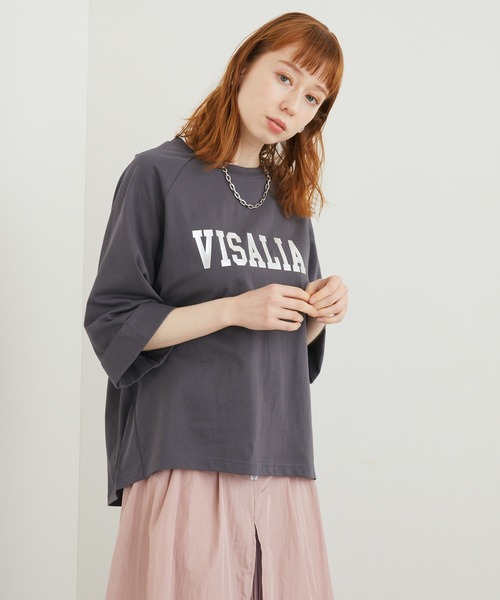 「CLOCHE」 半袖Tシャツ FREE ホワイト レディース_画像8