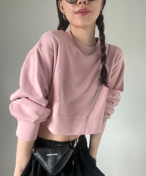 「y/m」 スウェットカットソー FREE 杢グレー レディース_画像3