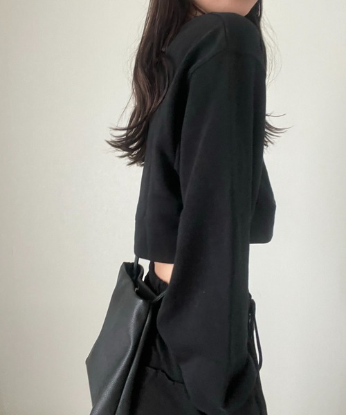 「y/m」 スウェットカットソー FREE 杢グレー レディース_画像8