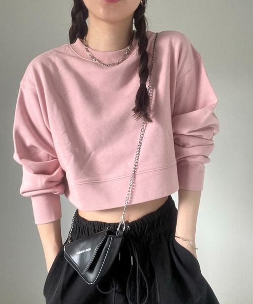 「y/m」 スウェットカットソー FREE 杢グレー レディース_画像9