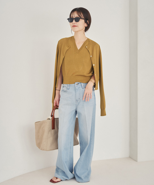 plage（プラージュ） ベスト ジレ Compact Knit ベスト レディース