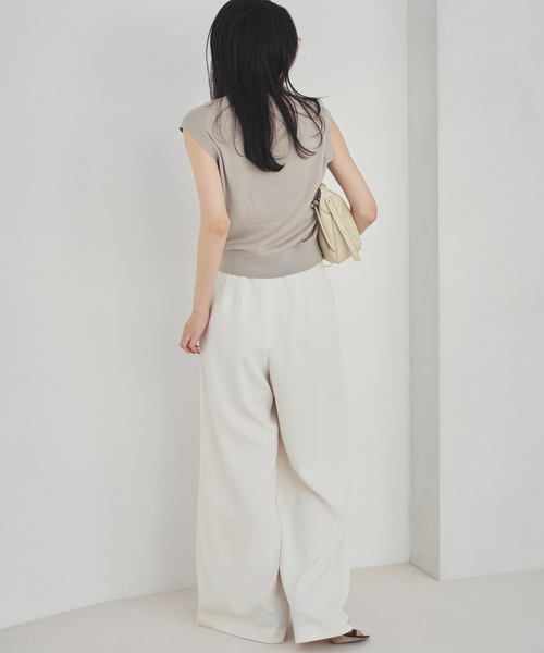 plage（プラージュ） ベスト ジレ Compact Knit ベスト レディース