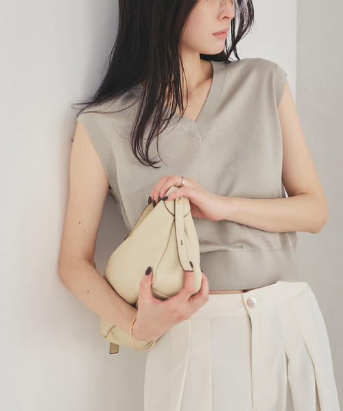 plage（プラージュ） ベスト ジレ Compact Knit ベスト レディース