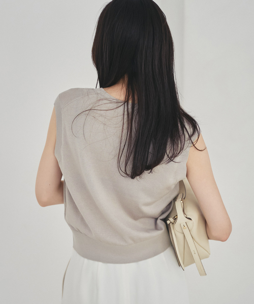 plage（プラージュ） ベスト ジレ Compact Knit ベスト レディース