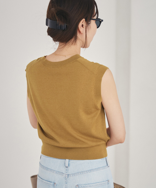プラージュ　ベスト　ニット plage（プラージュ） ベスト ジレ Compact Knit ベスト レディース