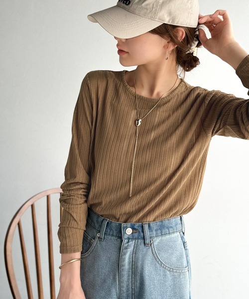 「classicalelf」 長袖カットソー LARGE ブラック レディース_画像4