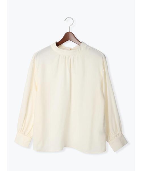 「Te chichi TERRASSE」 長袖ブラウス フリ- ミント レディース_画像6