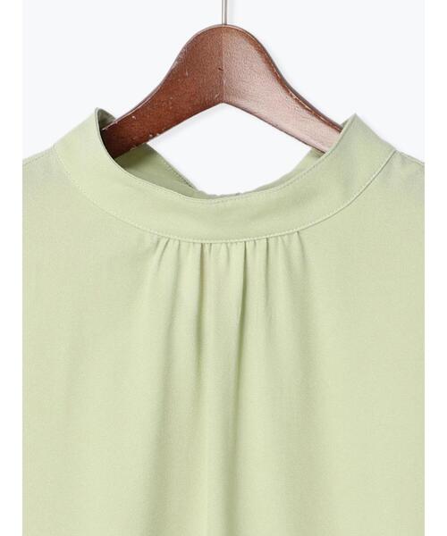 「Te chichi TERRASSE」 長袖ブラウス フリ- ミント レディース_画像9