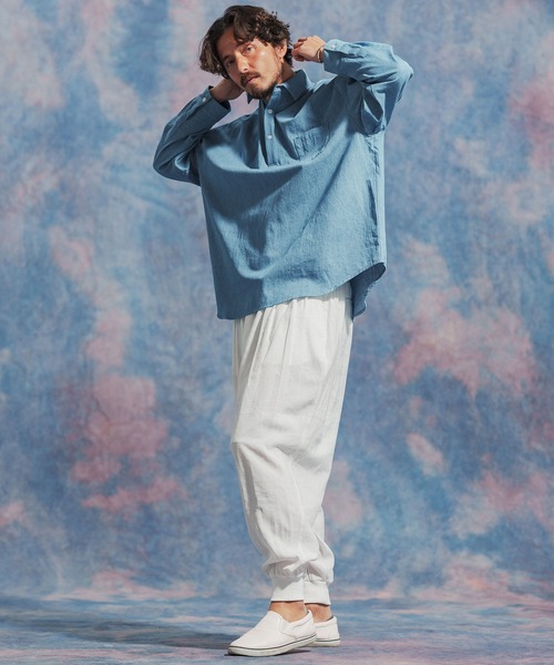 「Jih Nunc」 イージーパンツ M ブラック メンズ_画像7