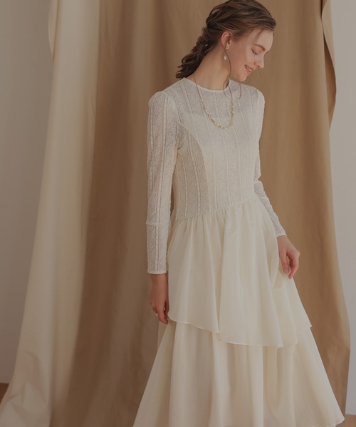 「Dorry Doll」 ドッキングワンピース MEDIUM アイボリー レディース_画像5