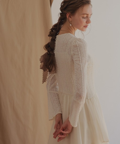 「Dorry Doll」 ドッキングワンピース MEDIUM アイボリー レディース_画像6