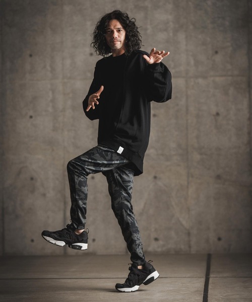 「GLIMCLAP」 スウェットカットソー S ブラック メンズ_画像9