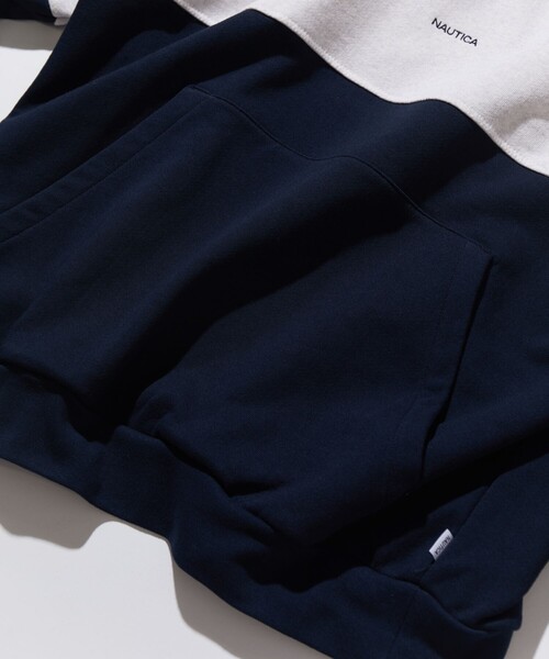 「NAUTICA」 プルオーバーパーカー MEDIUM チャコールグレー メンズ_画像8