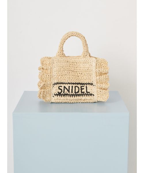 SNIDEL（スナイデル） ショルダーバッグ バッグ ブレーズフリルロゴ