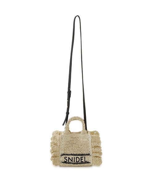 SNIDEL（スナイデル） ショルダーバッグ バッグ ブレーズフリルロゴ
