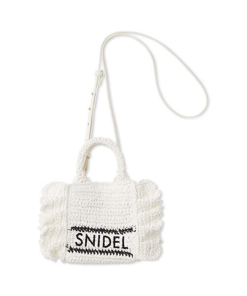 SNIDEL（スナイデル） ショルダーバッグ バッグ ブレーズフリルロゴ
