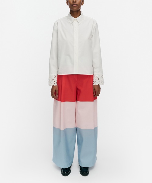 マリメッコ 長袖ブラウス新品 marimekko（マリメッコ） ブラウス シャツ Ladonta Unikko / Shirt