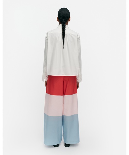 マリメッコ　シャツブラウス marimekko（マリメッコ） ブラウス シャツ Ladonta Unikko / Shirt