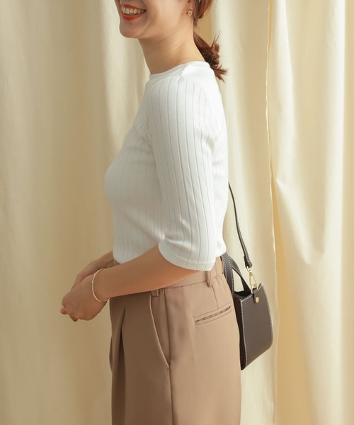 「URBAN RESEARCH DOORS」 半袖カットソー MEDIUM ブラック レディース_画像5