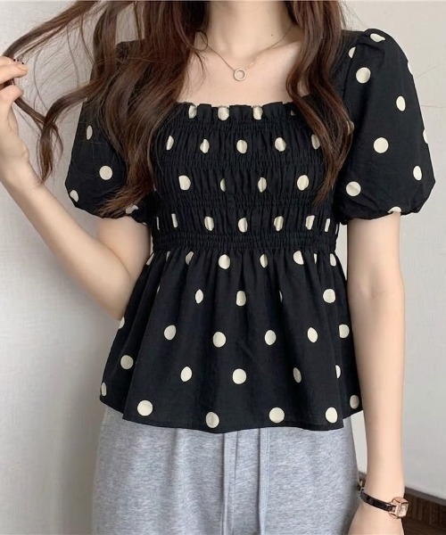Maison Calme ブラウス シャツ 夏 半袖 レディース : ZOZOTOWN Yahoo