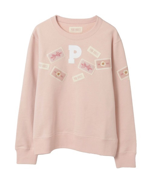 ピンクハウス　トレーナー PINK HOUSE（ピンクハウス） トレーナー スウェット Pロゴ＆ネーム