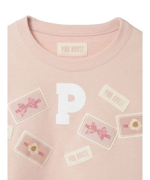 PINK HOUSE '99春夏コレクション スウェット PINK HOUSE（ピンクハウス） トレーナー スウェット Pロゴ＆ネーム