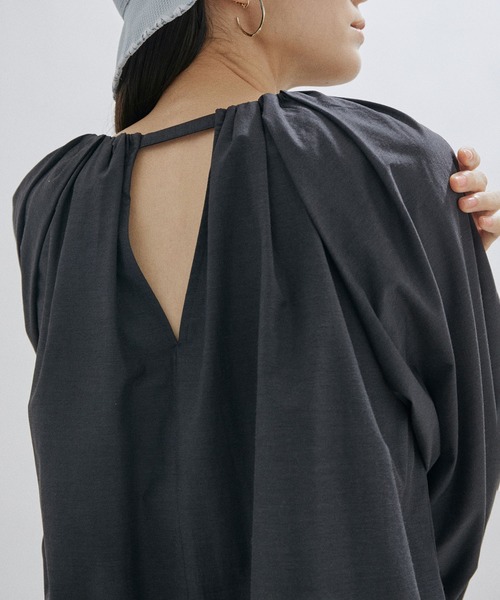 「SALON adam et rope'」 長袖ブラウス FREE ブラック レディース_画像3