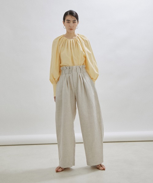 「SALON adam et rope'」 長袖ブラウス FREE ブラック レディース_画像4