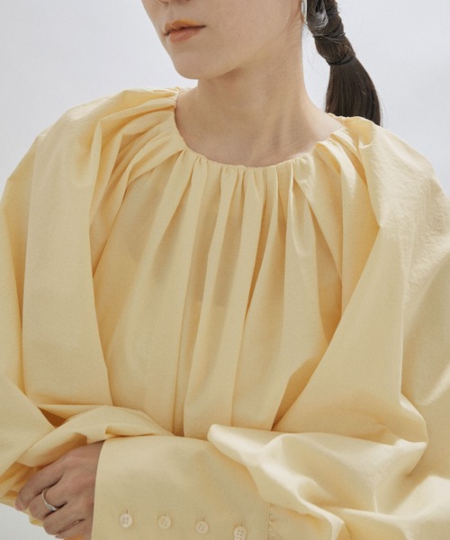 「SALON adam et rope'」 長袖ブラウス FREE ブラック レディース_画像5