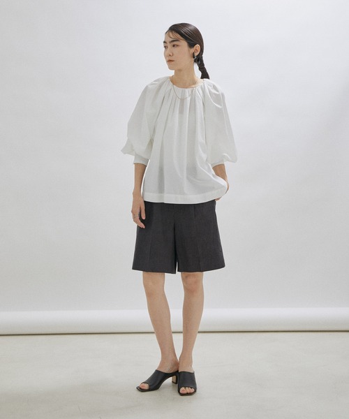 「SALON adam et rope'」 長袖ブラウス FREE ブラック レディース_画像6