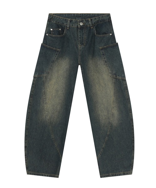 「CORPUS TOKYO」 デニムパンツ 1 ブラック メンズ_画像7