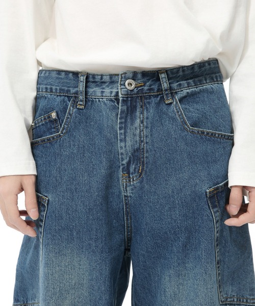 「CORPUS TOKYO」 デニムパンツ 1 ブラック メンズ_画像8