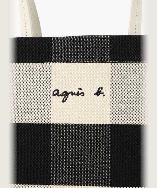 「agnes b.」 ハンドバッグ FREE ブラック レディースの画像
