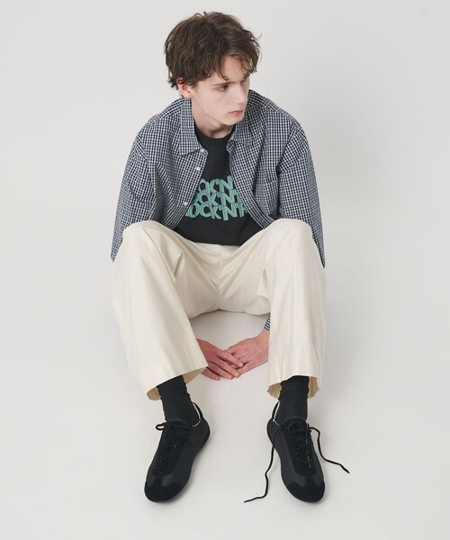 スニーカー 「別注」「FOOT INDUSTRY」ソフト ガット シューズ メンズ