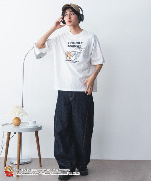 tシャツ WEGO/「26年春夏新作」キャラクターズグラフィックT1 メンズ