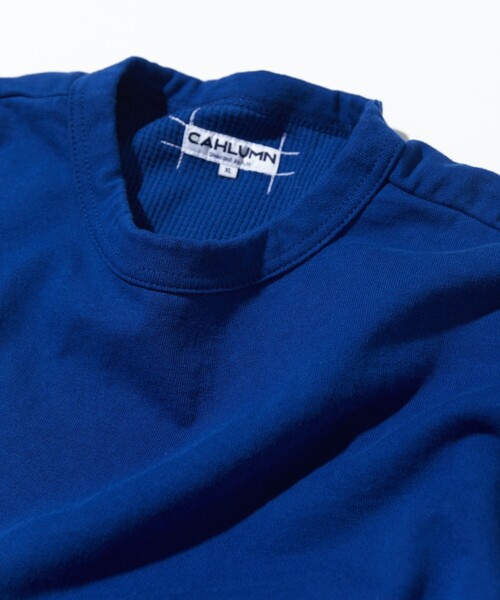 「CAHLUMN」 長袖Tシャツ MEDIUM ネイビー メンズ_画像4
