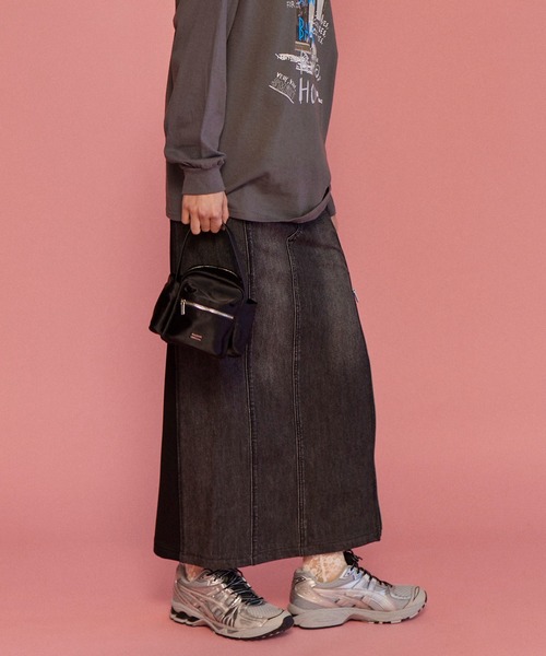 「MAISON SPECIAL」 デニムスカート 38 ブルー レディースの画像