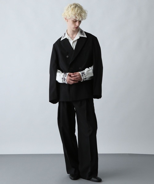 「HARE」 長袖シャツ SMALL レッド メンズの画像