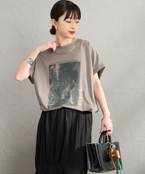 MICA&DEAL（マイカアンドディール） tシャツ 半袖 別注 フレンチ
