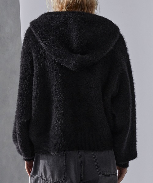 「Loose/ルース」 ジップアップパーカー X-SMALL ブラック メンズ_画像7