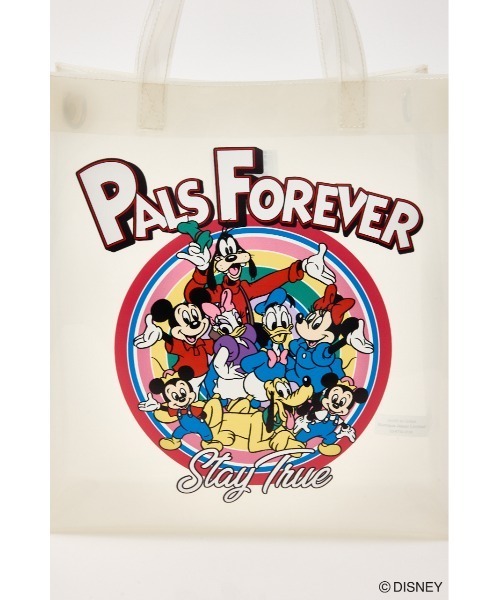 ★新作★スーちゃん＆お友達＆くま★トートバッグ　ハンドメイド　レッド系 Disney SERIES CREATED by MUS トートバッグ MD PVC トートバッグ