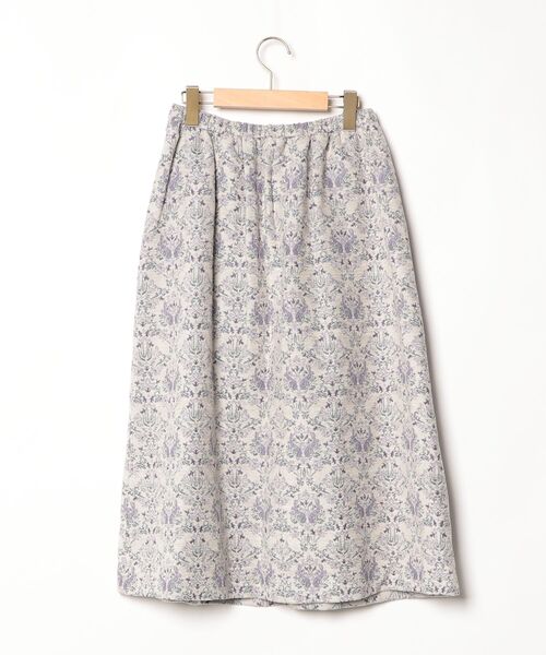 「haupia」 ロングスカート MEDIUM グレー レディース_画像2