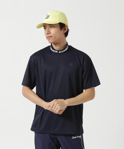 Jack Bunny!!（ジャックバニー） uvカット tシャツ ロゴジャガード半袖