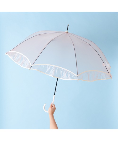 Francfranc（フランフラン） 傘 シアーフリルアンブレラ 長傘 61cm