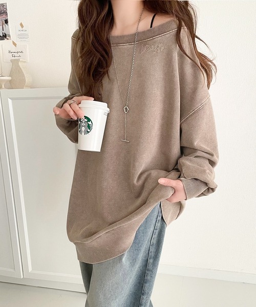 「classicalelf」 スウェットカットソー SMALL チャコール レディース_画像9