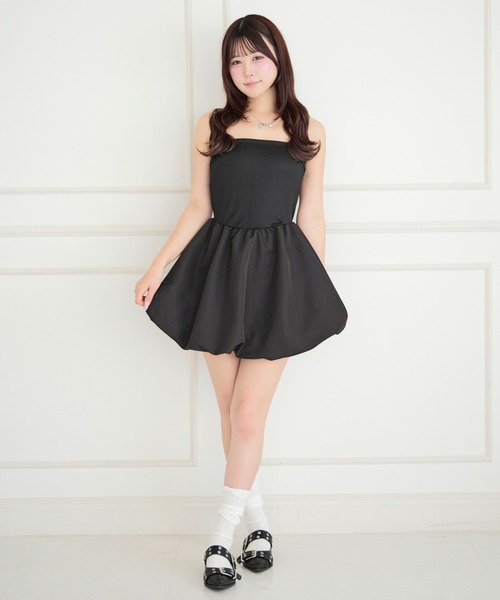 ALLuRing ChaRm ワンピース 夏 Balloon Camisole Dress / バルーン
